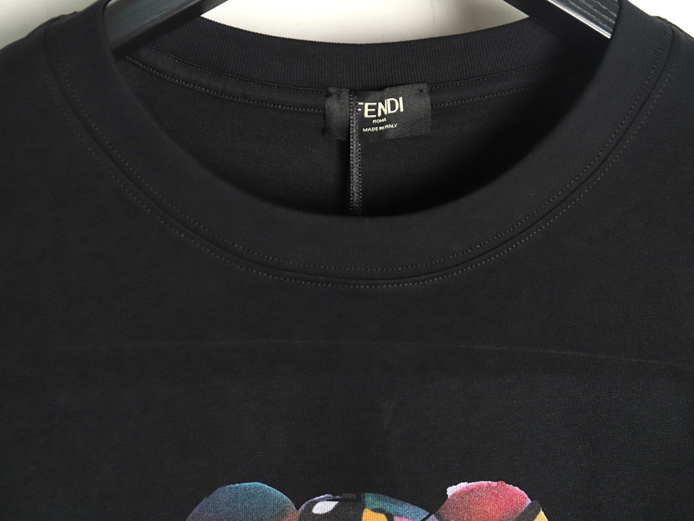 Fendi Colorful Bear Short Sleeve T-Shirt TSK2