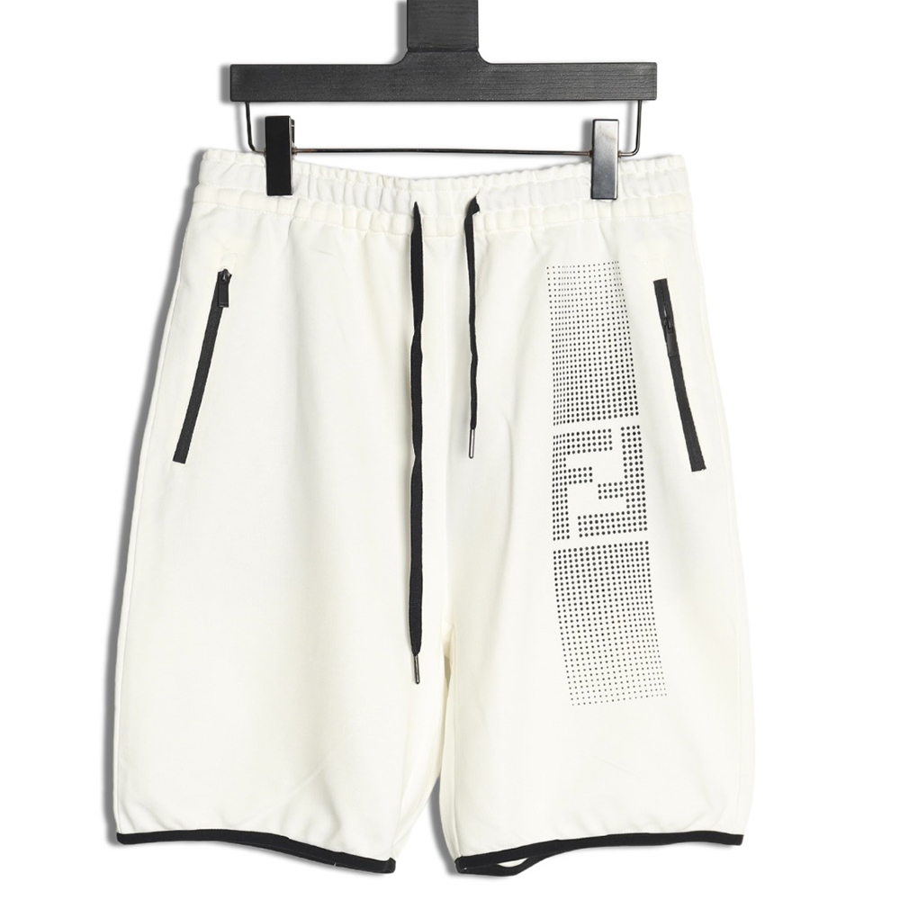 Fendi single side polka dot double F shorts