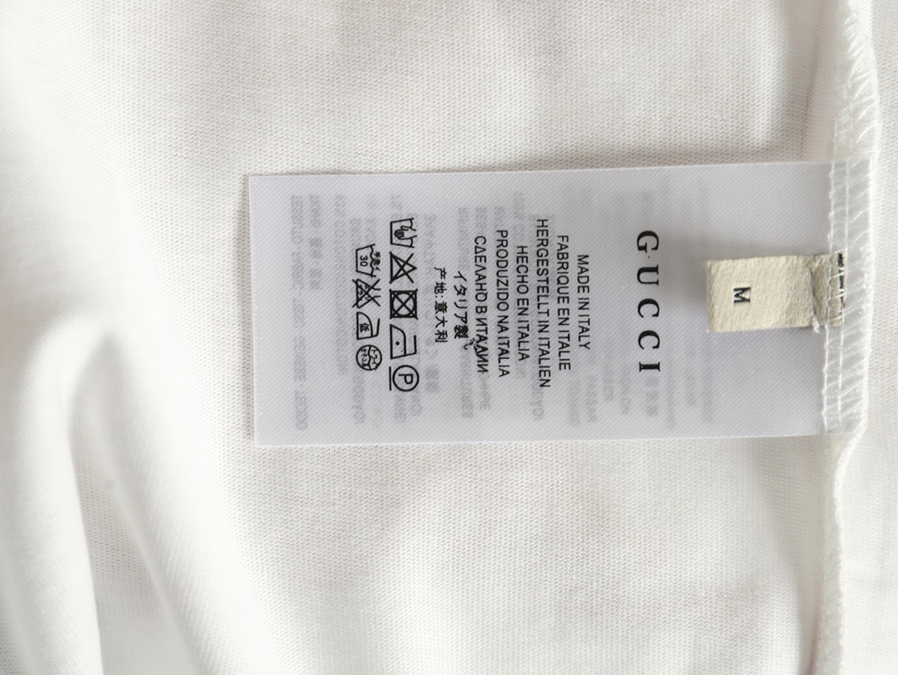 Gucci floral belt print crew neck short sleeves