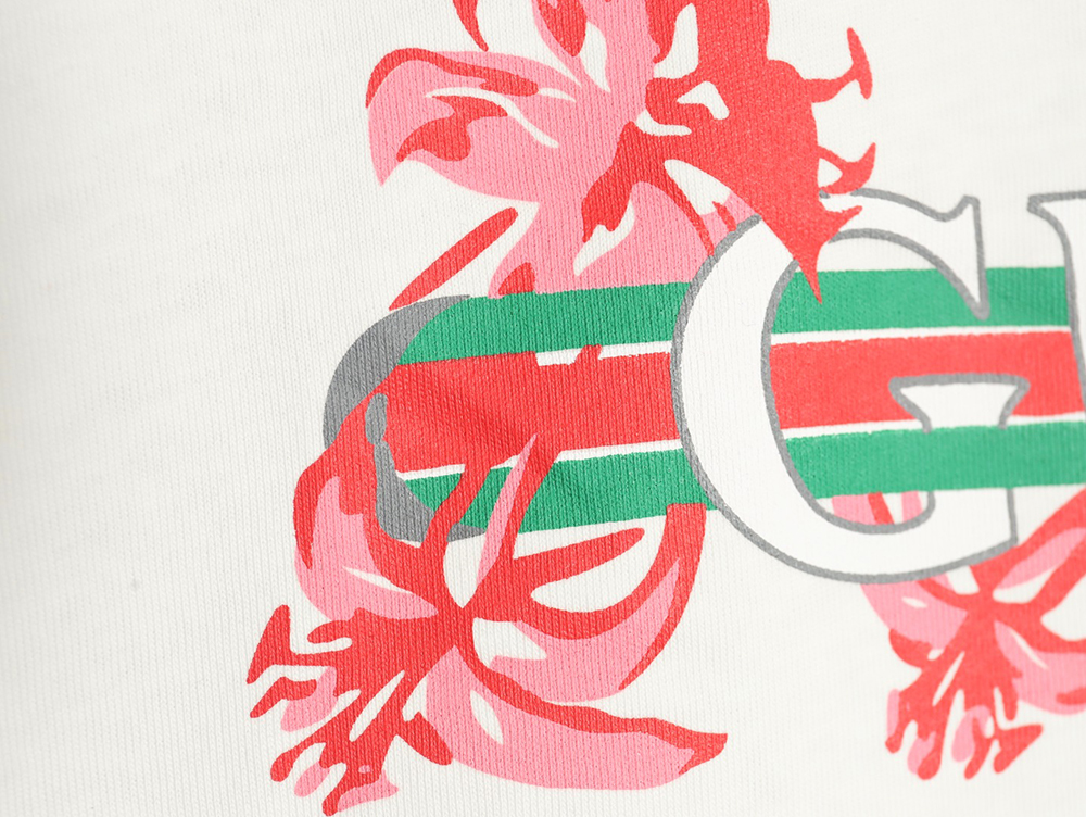 Gucci floral belt print crew neck short sleeves