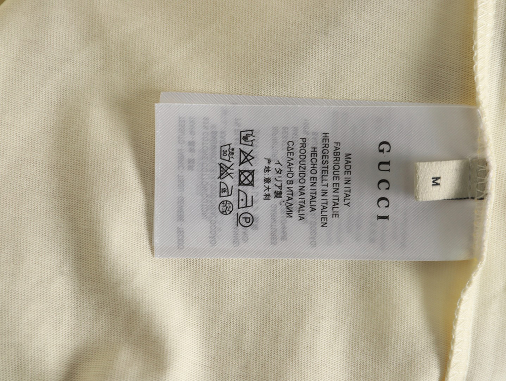Gucci funny cartoon print round neck short sleeves