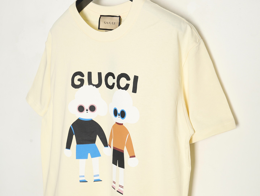 Gucci funny cartoon print round neck short sleeves TSK2