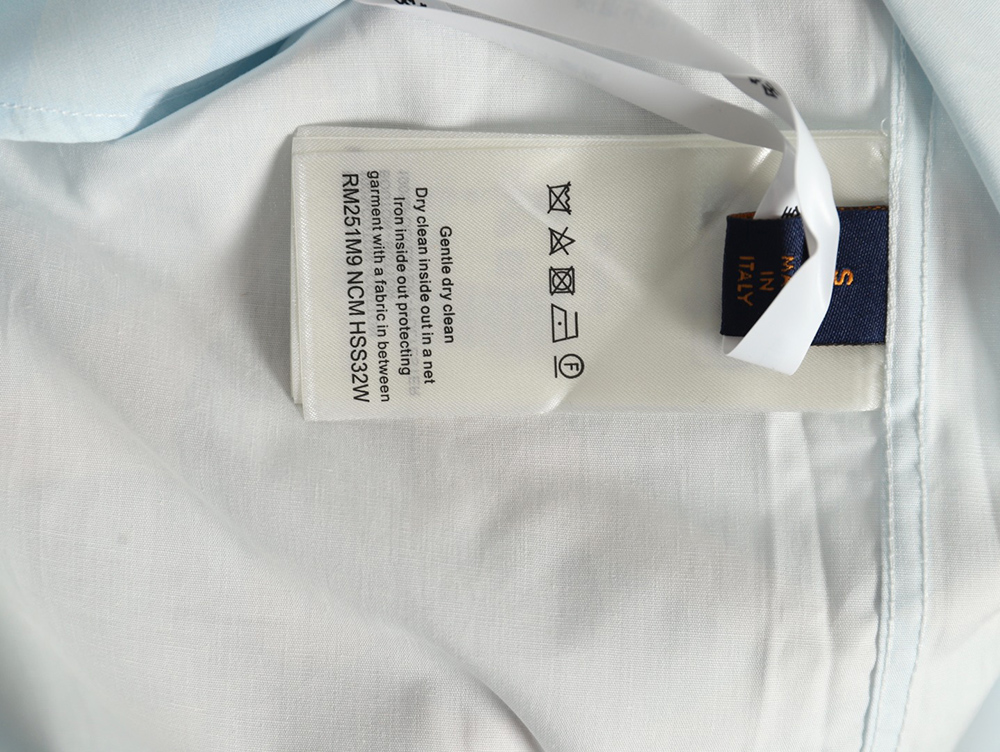 Louis Vuitton Gradient Lettering Floral Long Sleeve Shirt