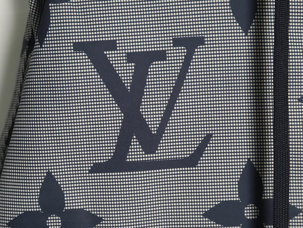 Louis Vuitton monogram full print trench coat zipper jacket