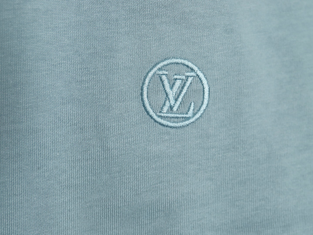 Louis Vuitton small embroidery Logo short-sleeved T-shirt TSK2