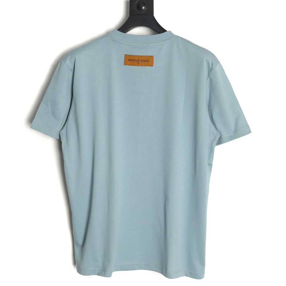 Louis Vuitton small embroidery Logo short-sleeved T-shirt TSK2