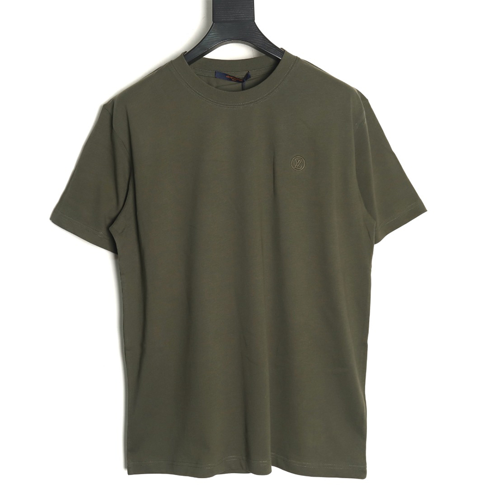 Louis Vuitton small embroidery Logo short-sleeved T-shirt TSK3