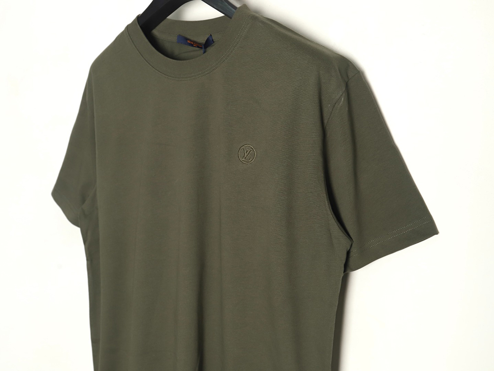 Louis Vuitton small embroidery Logo short-sleeved T-shirt TSK3