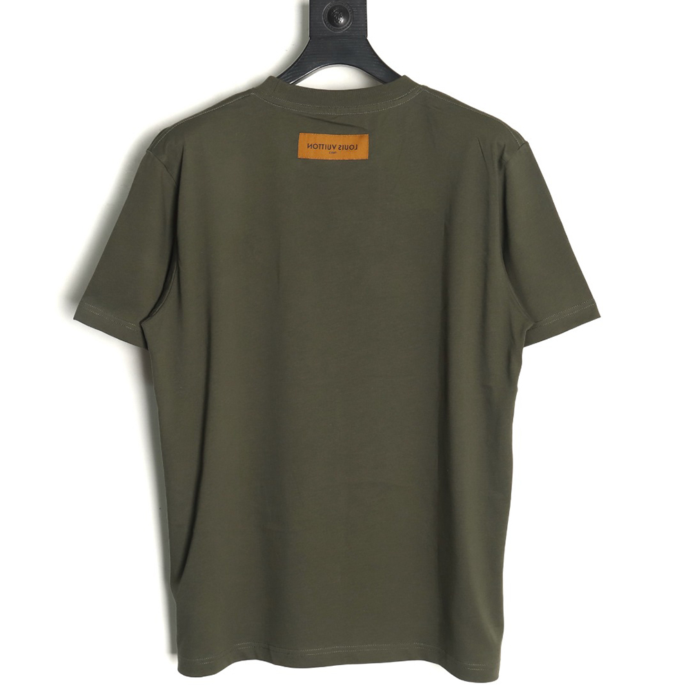 Louis Vuitton small embroidery Logo short-sleeved T-shirt TSK3