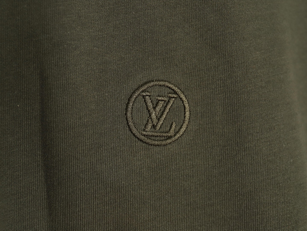 Louis Vuitton small embroidery Logo short-sleeved T-shirt TSK3