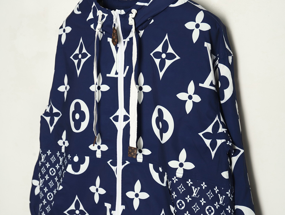 Louis Vuitton all over print monogram trench coat