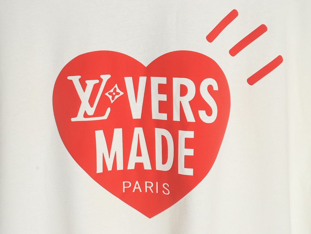 Louis Vuitton & NIGO love short-sleeved T-shirt