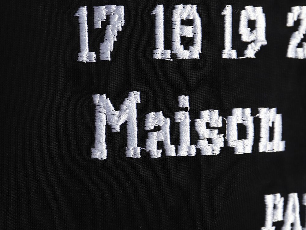 Maison Margiela label short-sleeved T-shirt