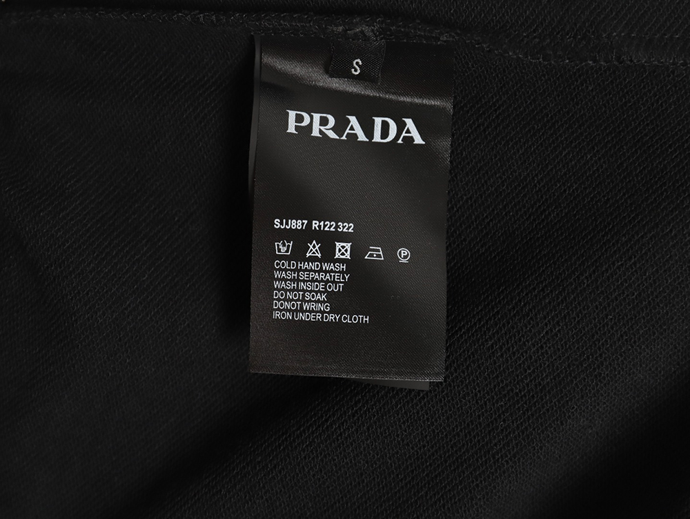 Prada triangle logo red rubber shorts