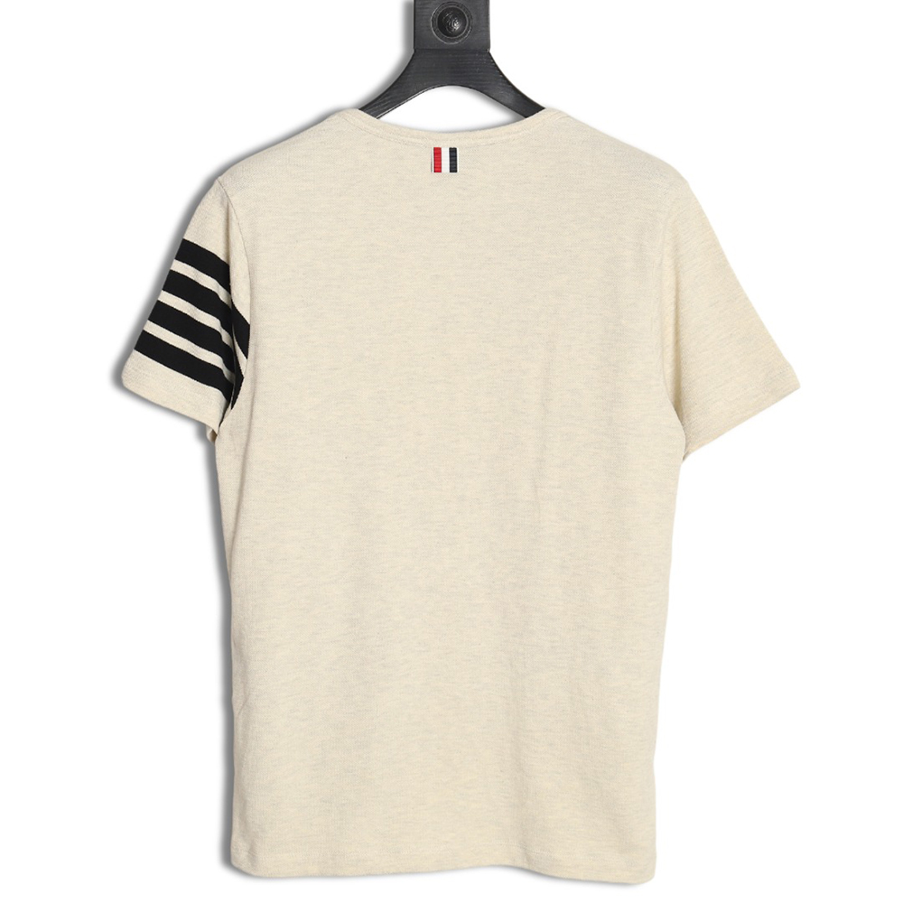 Thom Browne Classic Four Bars Crew Neck Short Sleeves