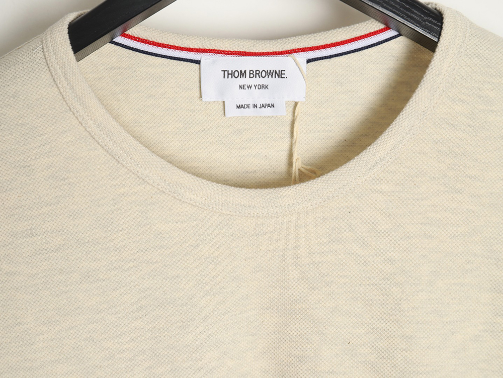 Thom Browne Classic Four Bars Crew Neck Short Sleeves