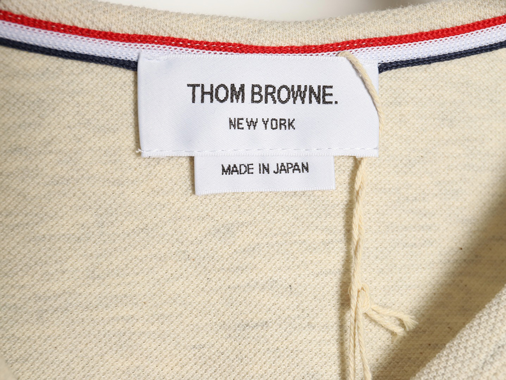 Thom Browne Classic Four Bars Crew Neck Short Sleeves