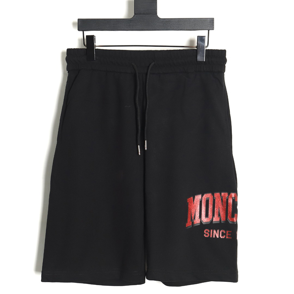 Moncler logo letters hot stamping shorts