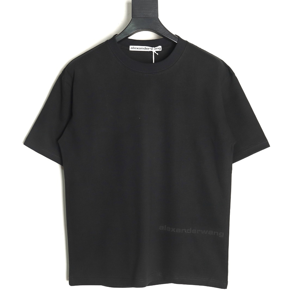 Alexander Wang hem foam letter short-sleeved T-shirt TSK1