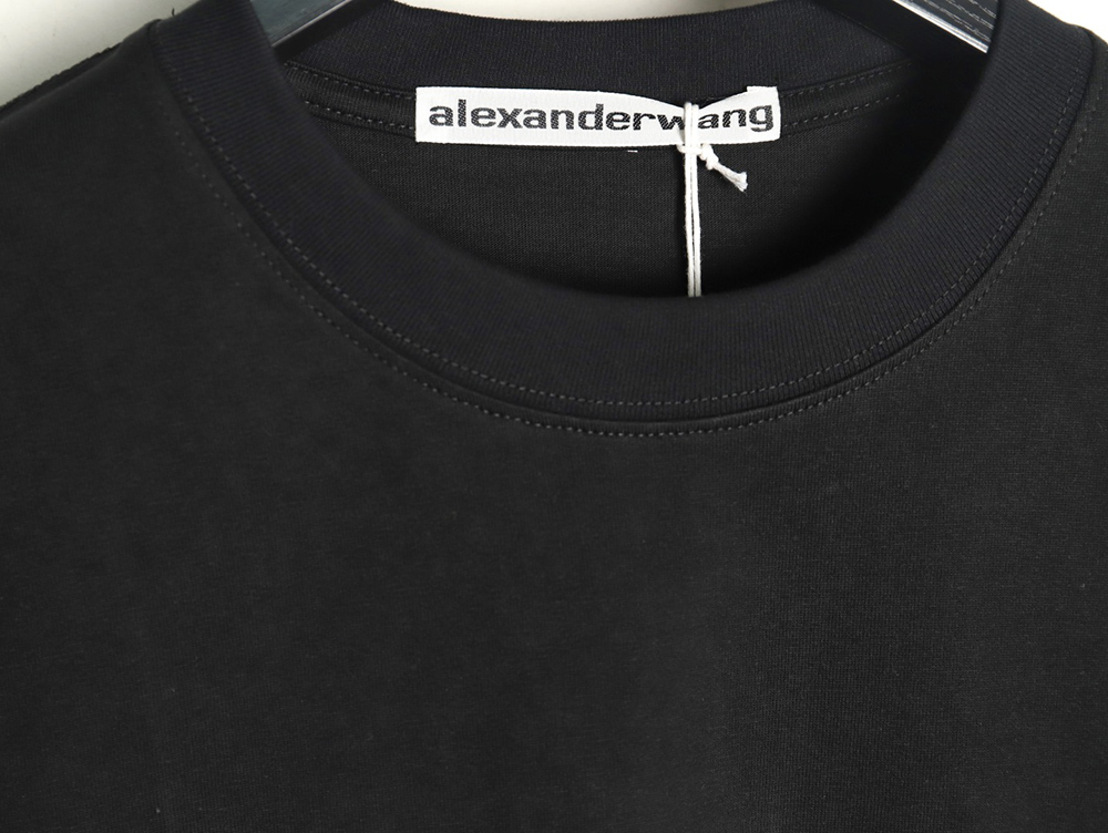 Alexander Wang hem foam letter short-sleeved T-shirt TSK1