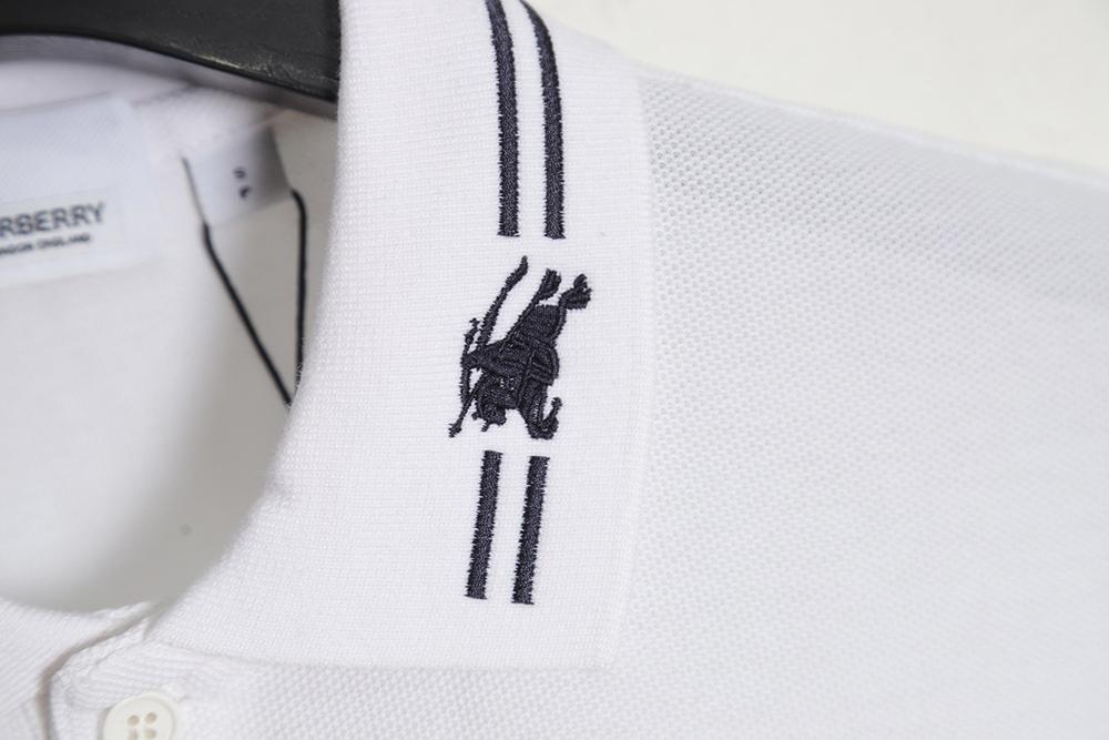 Burberry Collar Warhorse Short Sleeve Polo Shirt