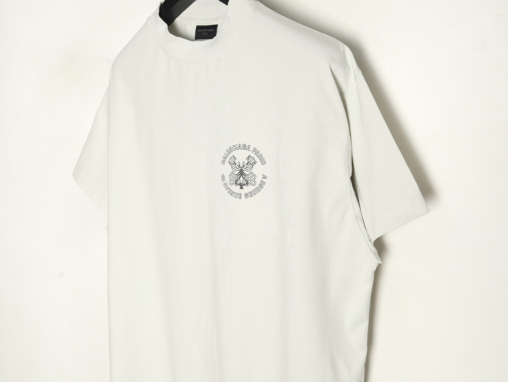 Balenciaga Chinese knot print short-sleeved T-shirt