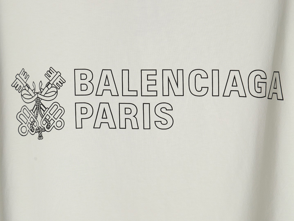 Balenciaga Chinese knot print short-sleeved T-shirt