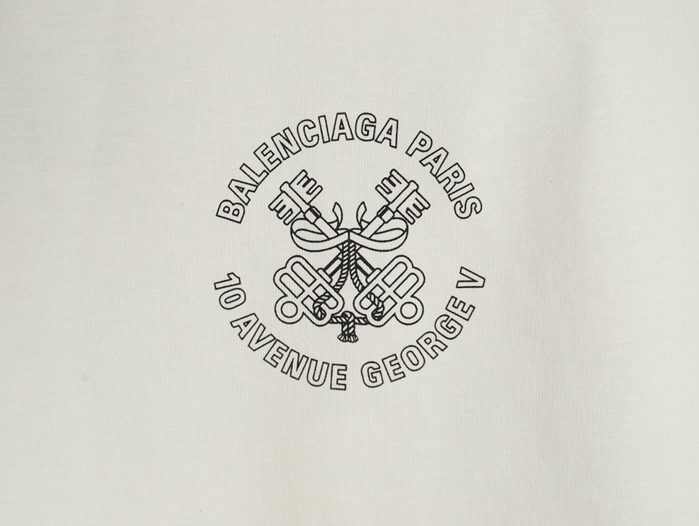 Balenciaga Chinese knot print short-sleeved T-shirt