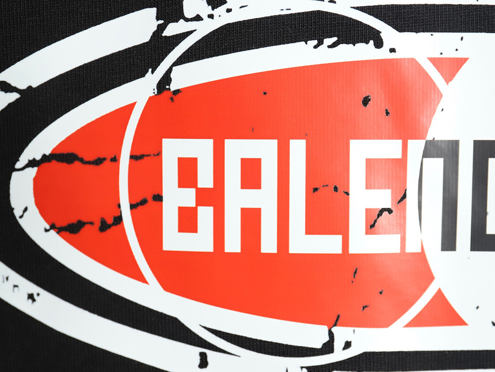Balenciaga Destroyed Letters Short Sleeve T-shirt TSK1