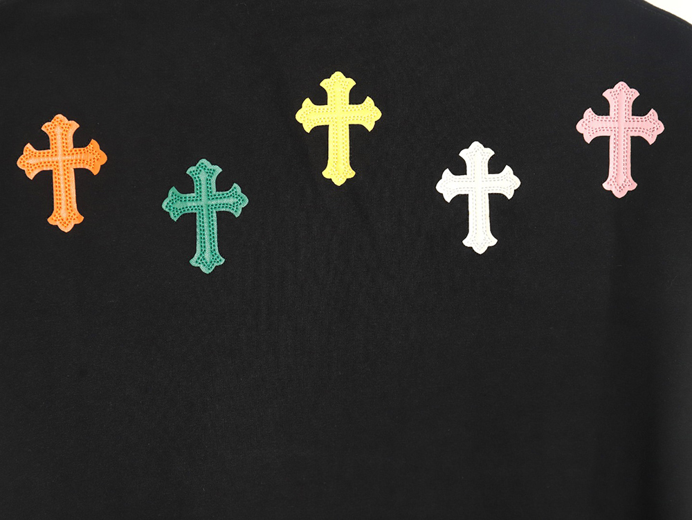 Chrome Hearts small logo embroidered short sleeve T-shirt