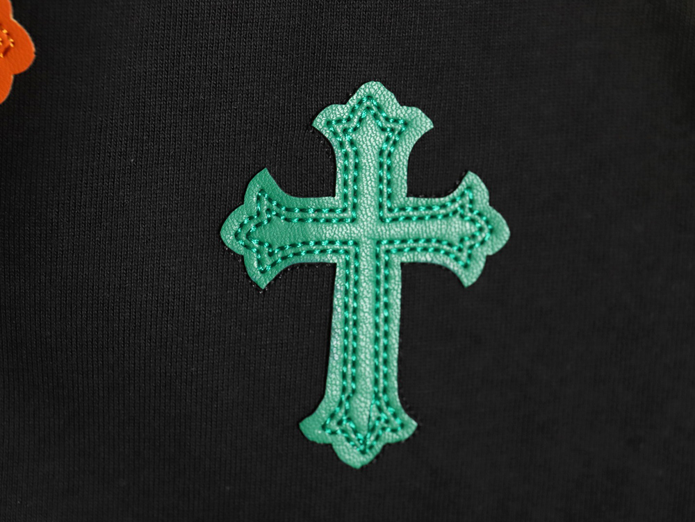 Chrome Hearts small logo embroidered short sleeve T-shirt