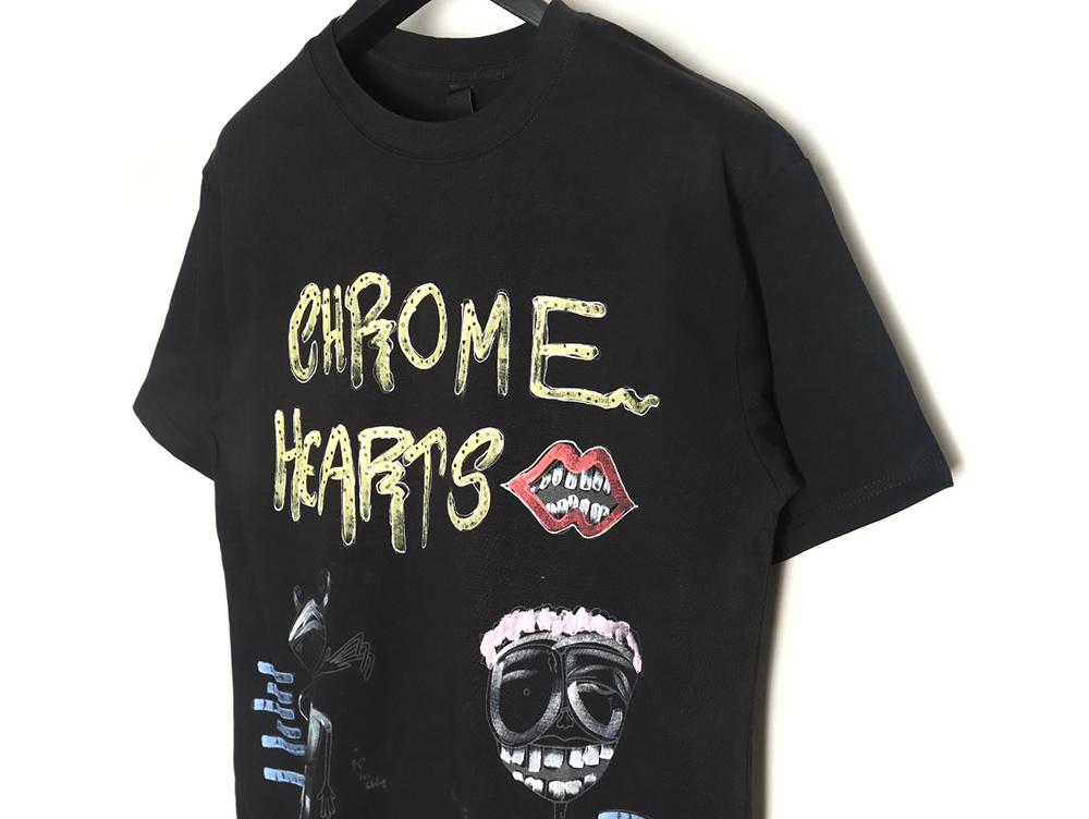 Chrome Hearts graffiti cartoon short-sleeved T-shirt TSK1