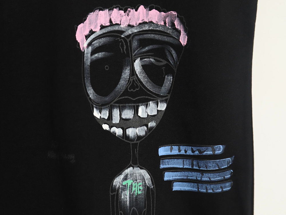 Chrome Hearts graffiti cartoon short-sleeved T-shirt TSK1