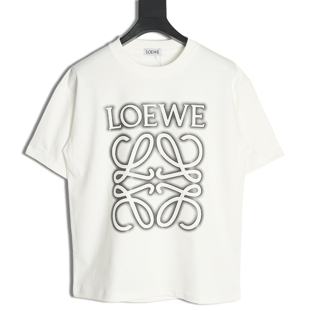 Loewe Shadow Four Leaf Clover Short Sleeve T-shirt