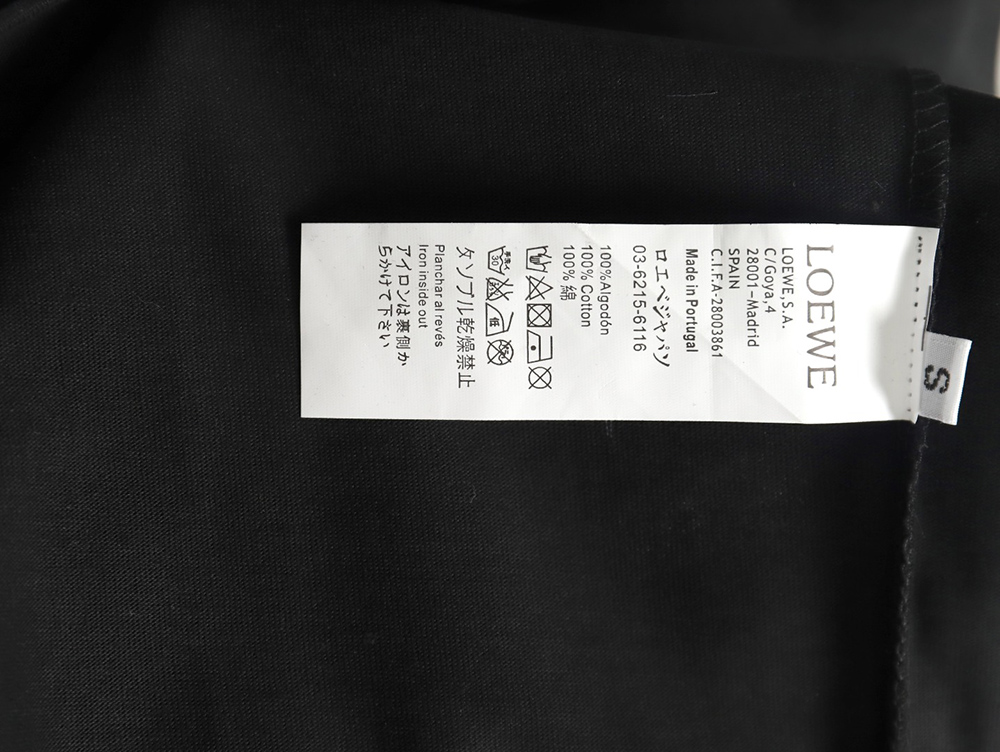 Loewe Shadow Four Leaf Clover Short Sleeve T-shirt TSK1