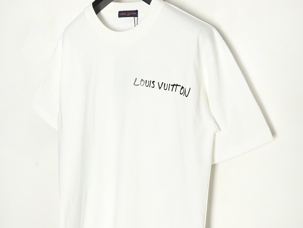 Louis Vuitton slogan lettering short sleeve T-shirt