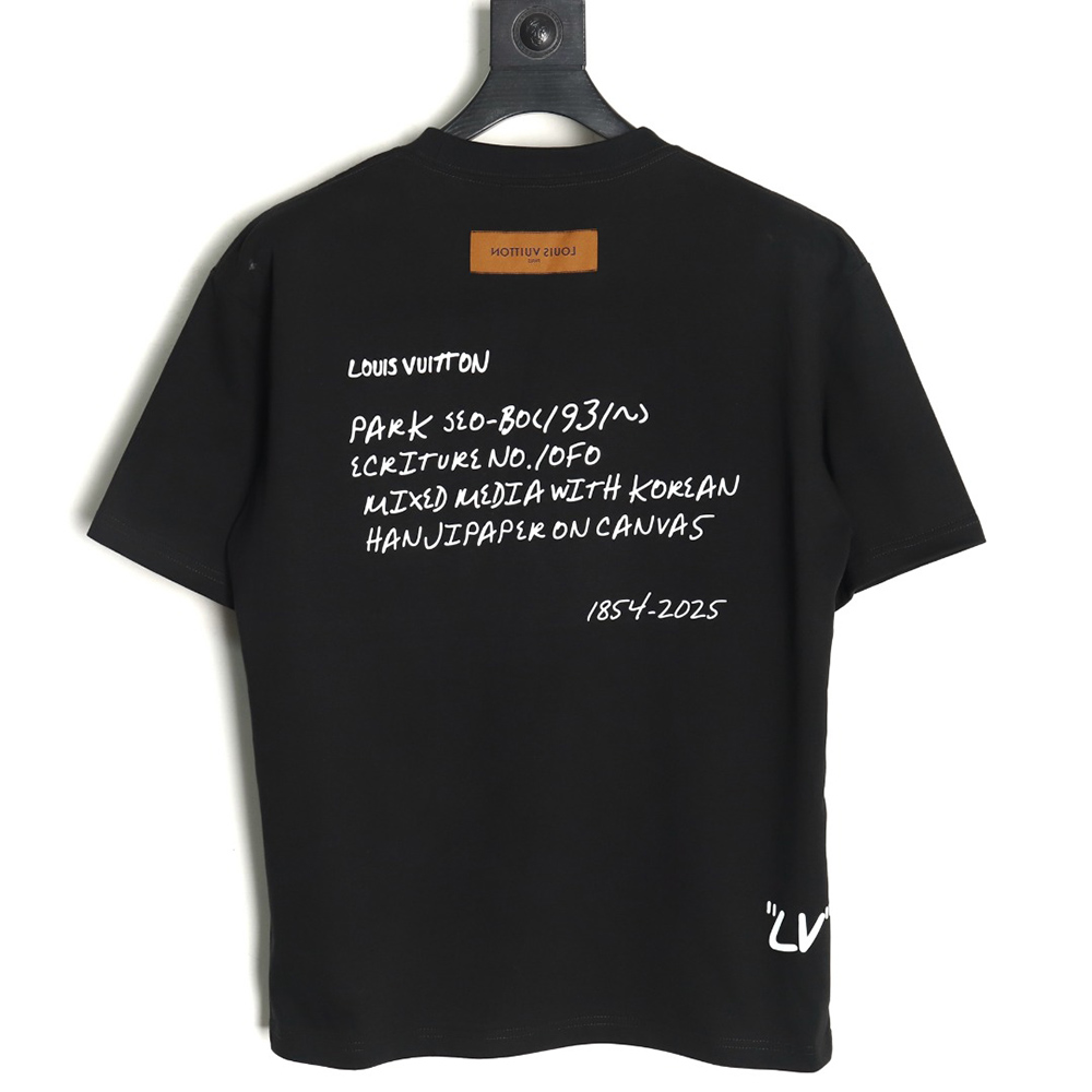 Louis Vuitton slogan lettering short sleeve T-shirt TSK1
