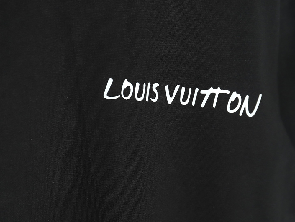 Louis Vuitton slogan lettering short sleeve T-shirt TSK1