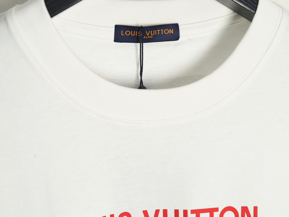 Louis Vuitton Silicone Lettering Short Sleeve T-Shirt