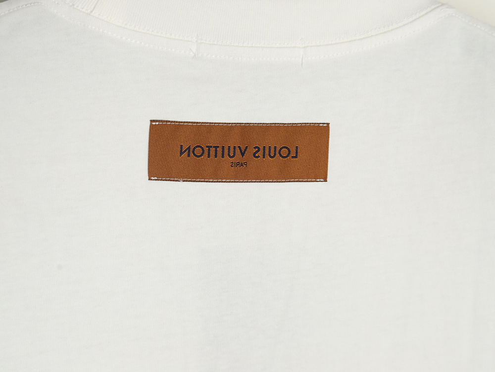 Louis Vuitton Silicone Lettering Short Sleeve T-Shirt