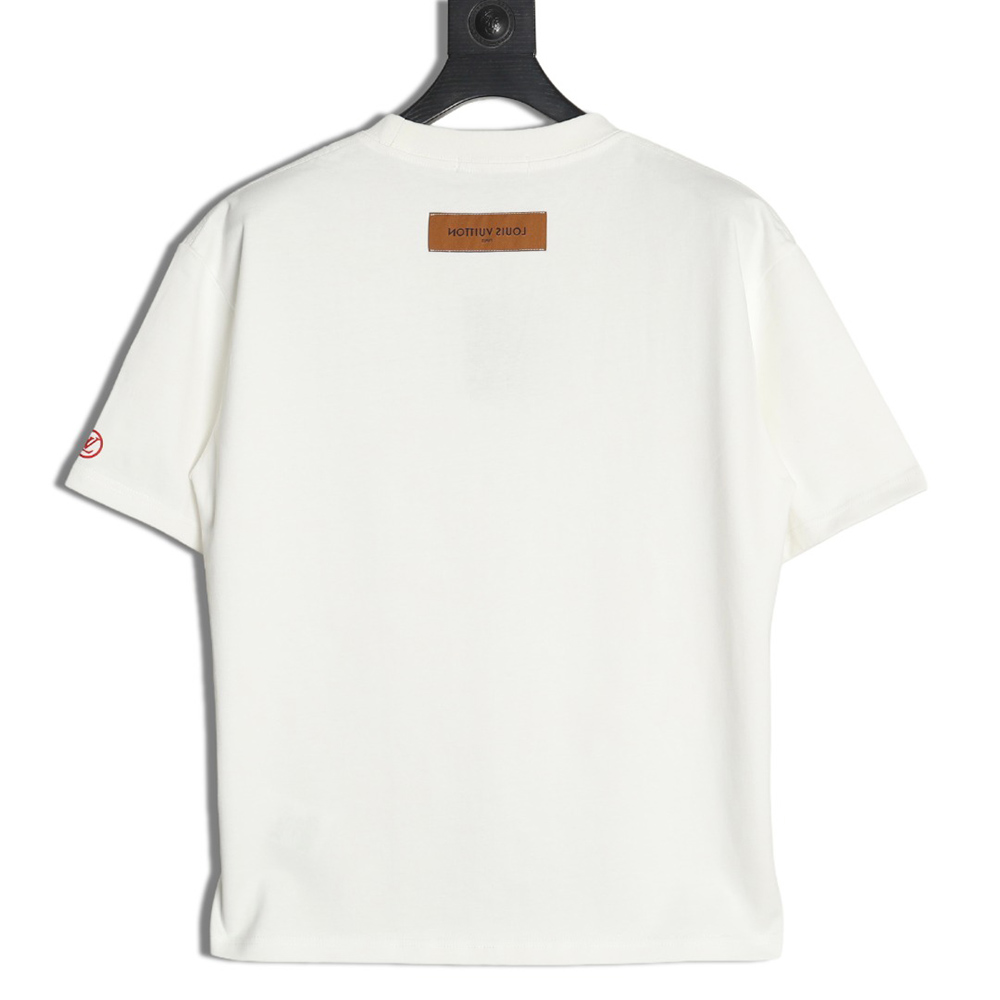 Louis Vuitton Silicone Lettering Short Sleeve T-Shirt
