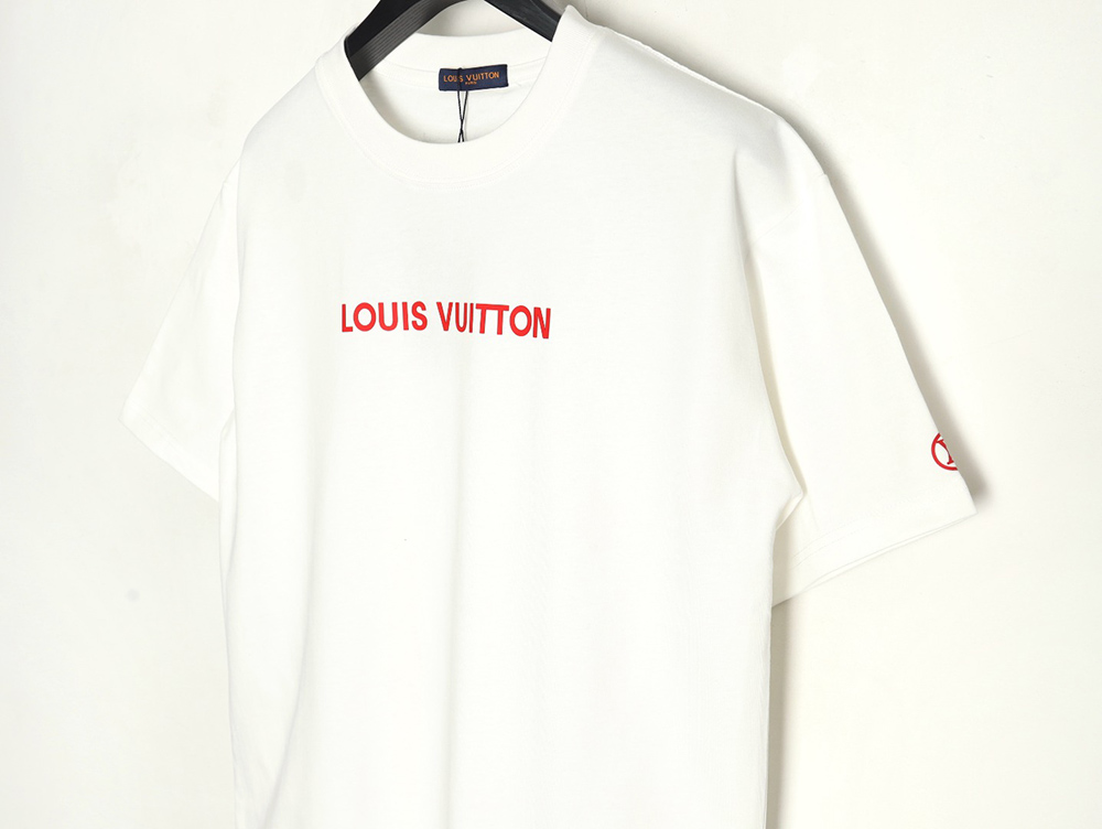 Louis Vuitton Silicone Lettering Short Sleeve T-Shirt