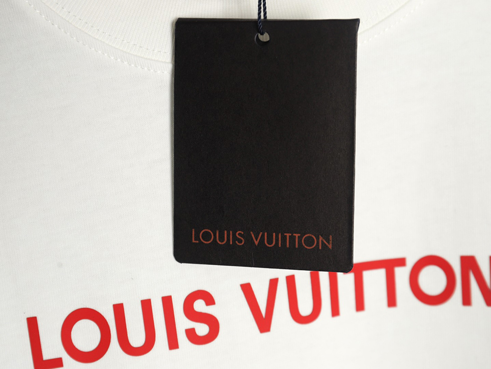 Louis Vuitton Silicone Lettering Short Sleeve T-Shirt