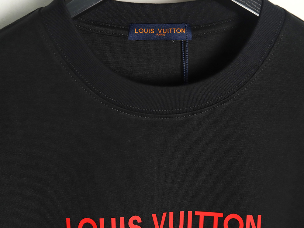 Louis Vuitton Silicone Lettering Short Sleeve T-Shirt TSK1