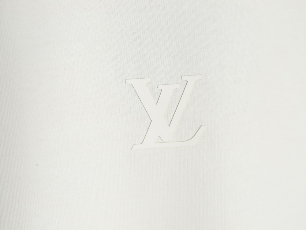 Louis Vuitton Silicone Logo Short Sleeve T-Shirt