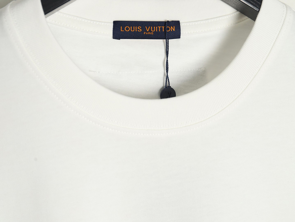 Louis Vuitton Silicone Logo Short Sleeve T-Shirt