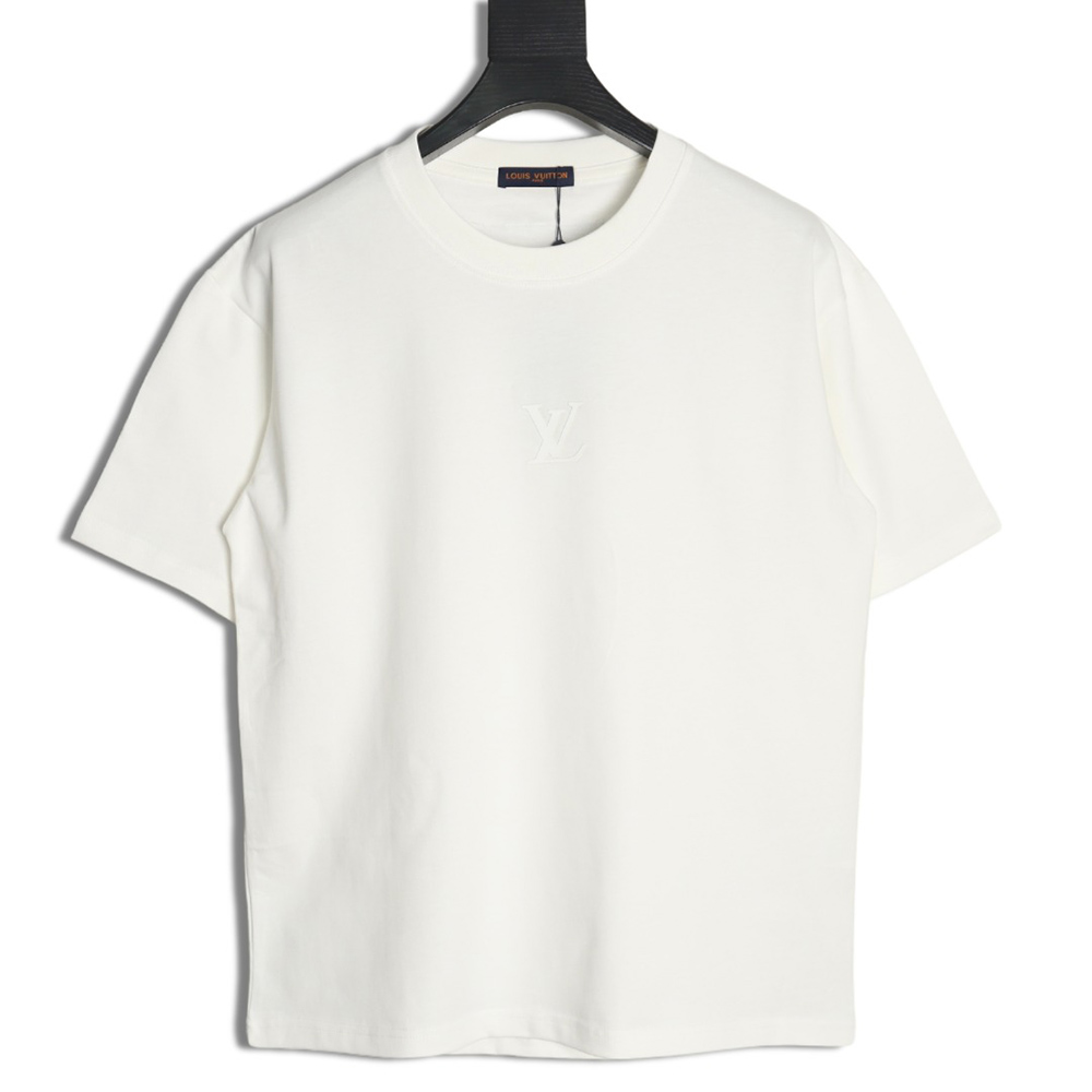Louis Vuitton Silicone Logo Short Sleeve T-Shirt