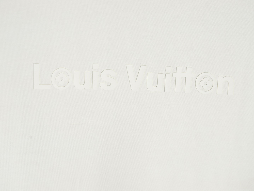 Louis Vuitton Silicone Logo Short Sleeve T-Shirt