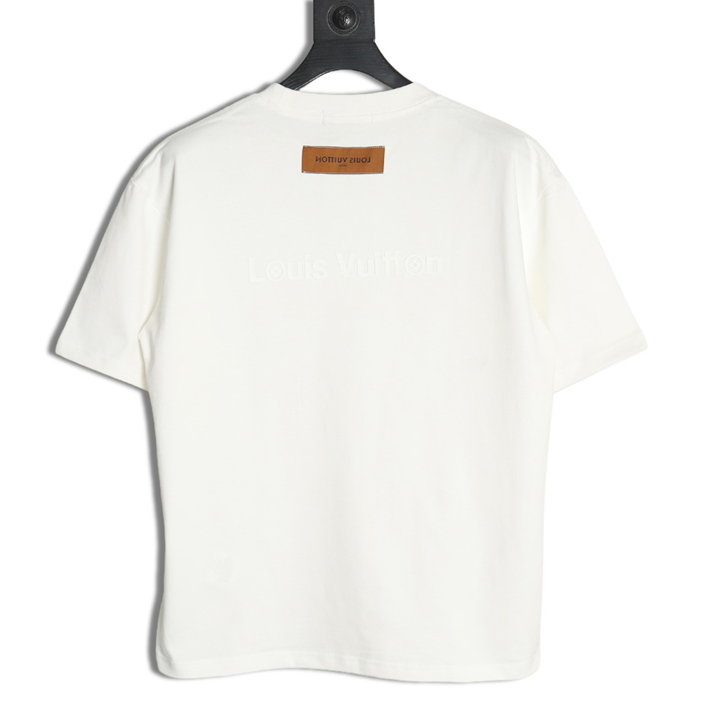 Louis Vuitton Silicone Logo Short Sleeve T-Shirt