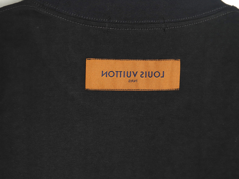Louis Vuitton Silicone Logo Short Sleeve T-Shirt TSK1